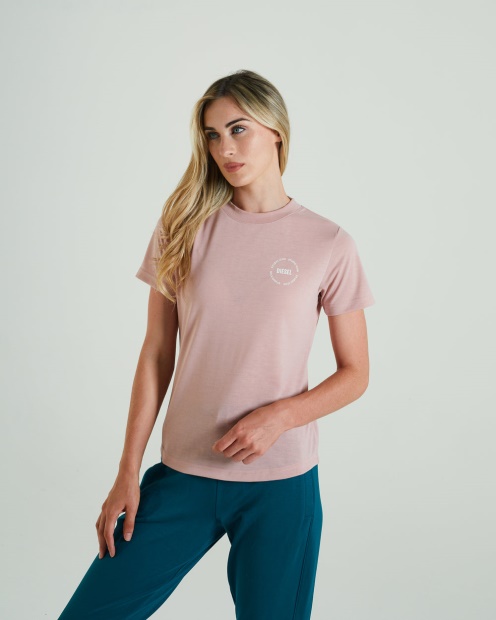 Ruby T-Shirt Soft Pink Diesel UK