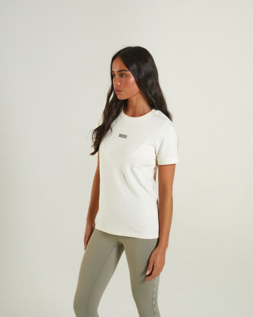 Diesel UK Julia T-Shirt Cream Ivory