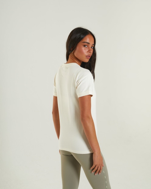 Diesel UK Julia T-Shirt Cream Ivory
