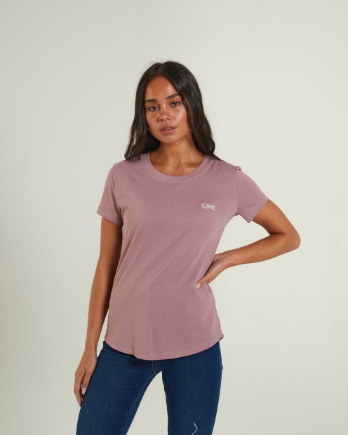 Diesel UK Cloda Basic T-Shirt Rosy Purple