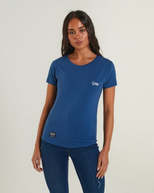 Cloda Basic Tee Summer Sapphire Diesel UK Summer Sapphire