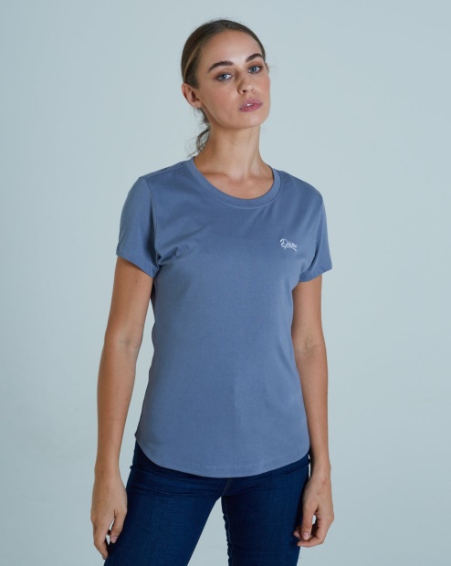 Cloda Basic T-Shirt Blue Daze Diesel UK