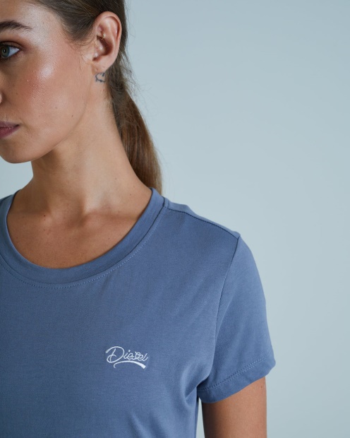 Cloda Basic T-Shirt Blue Daze Diesel UK