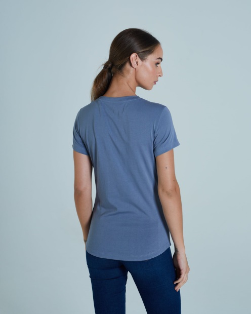Cloda Basic T-Shirt Blue Daze Diesel UK