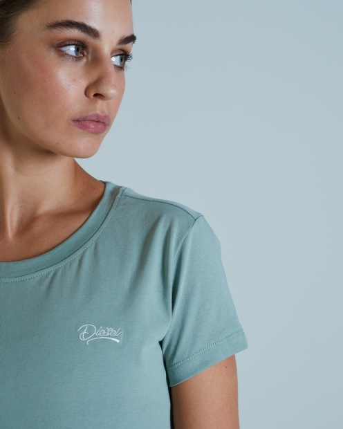 Diesel UK Cloda Basic Tee Sage Green