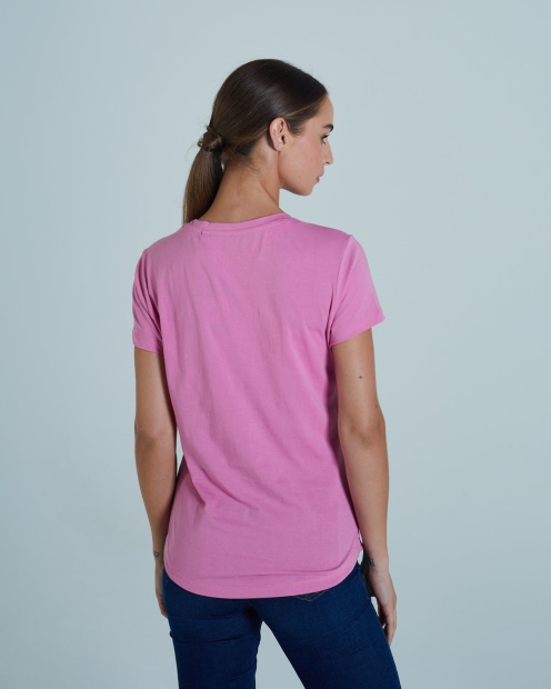 Diesel UK Cloda Basic Tee Pink Sunset