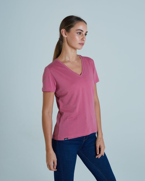Pink Diesel UK Ada Basic Tee Rosy