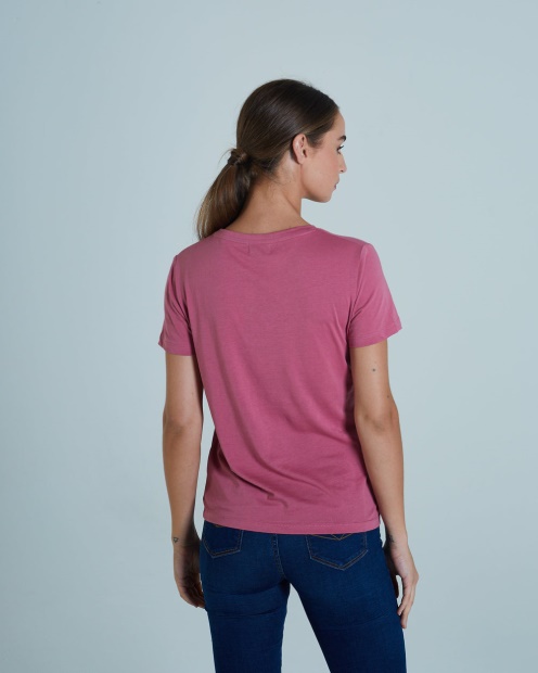 Pink Diesel UK Ada Basic Tee Rosy