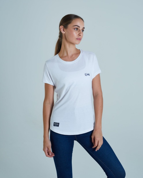 Cloda Basic Tee Optic Diesel UK White