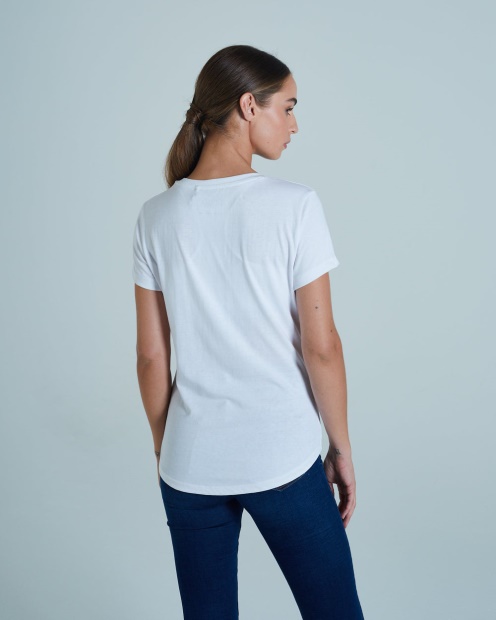 Cloda Basic Tee Optic Diesel UK White
