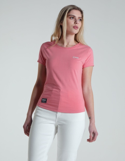 Pink Cloda Tee New Rose Diesel UK