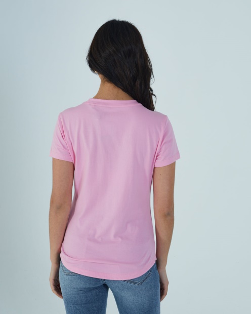 Diesel UK Cloda Basic Tee Pink Lemonade