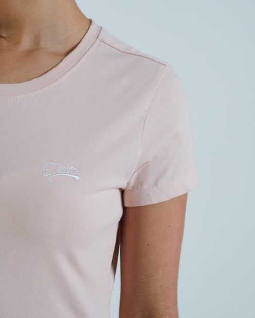 Cloda Basic Tee Light Pink Diesel UK