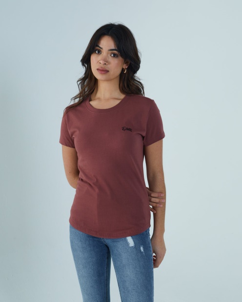 Diesel UK Cloda Basic Tee Fig Wine