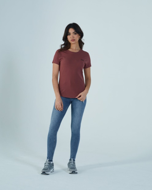 Diesel UK Cloda Basic Tee Fig Wine