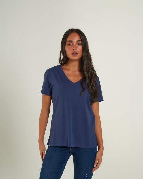 Ada Basic Tee Peacock Navy Diesel UK