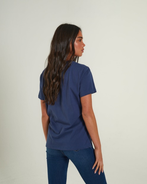 Ada Basic Tee Peacock Navy Diesel UK