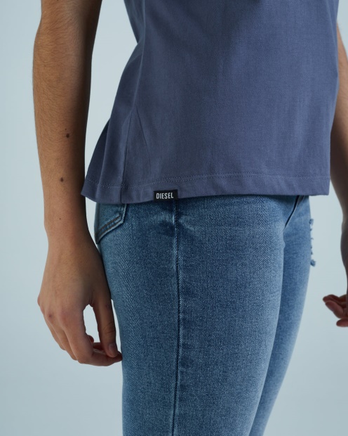 Diesel UK Ada Basic Tee Lavender Slate Purple