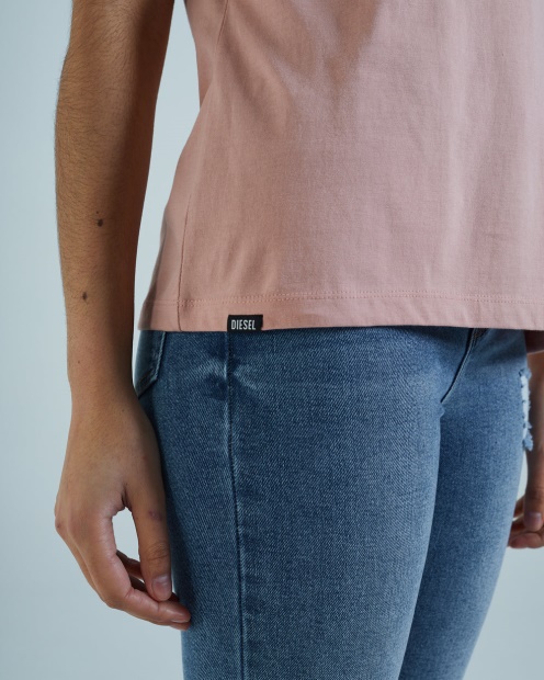Ada Basic Tee Dusty Pink Diesel UK