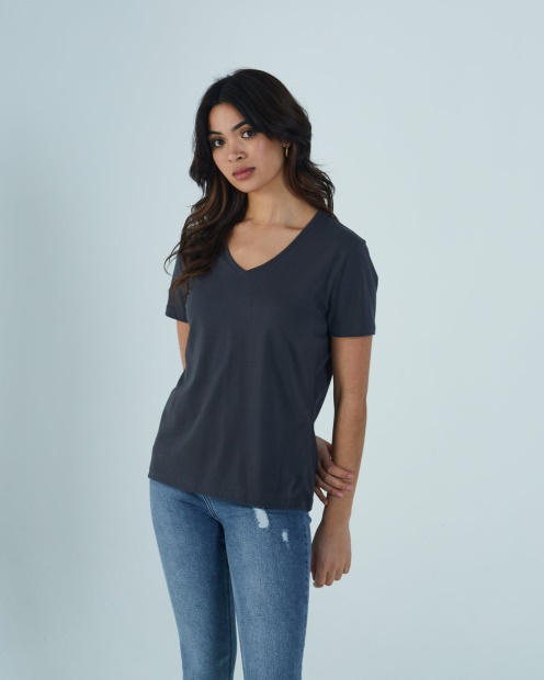 Diesel UK Ada Basic Tee Charcoal Grey