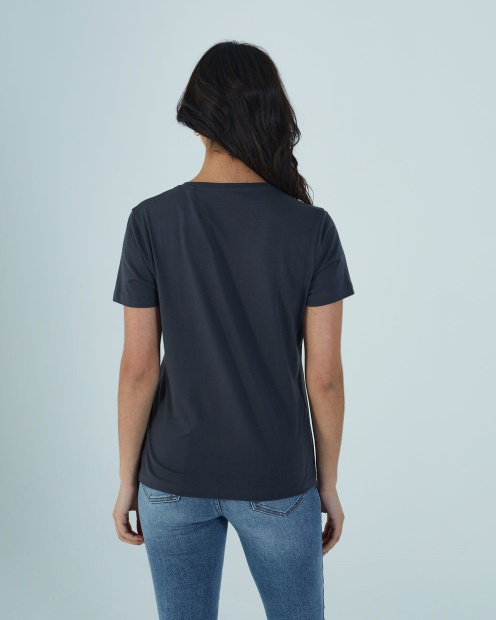 Diesel UK Ada Basic Tee Charcoal Grey