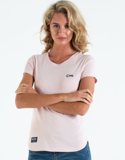 Cloda Basic Tee Lotus Pink Diesel UK