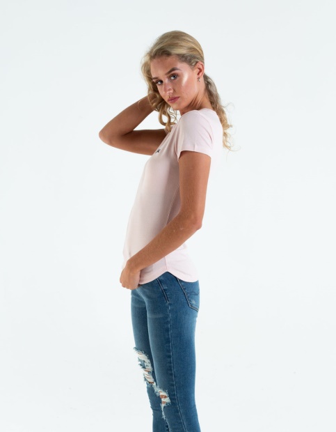 Cloda Basic Tee Lotus Pink Diesel UK