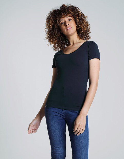 Diesel UK Clara V Neck Basic Pure Navy