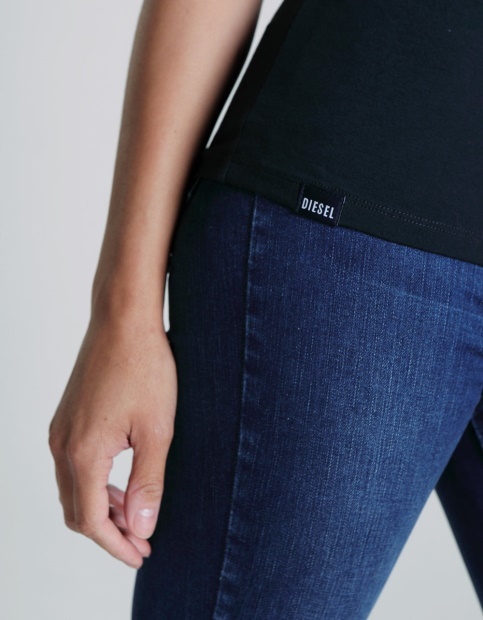 Diesel UK Clara V Neck Basic Pure Navy