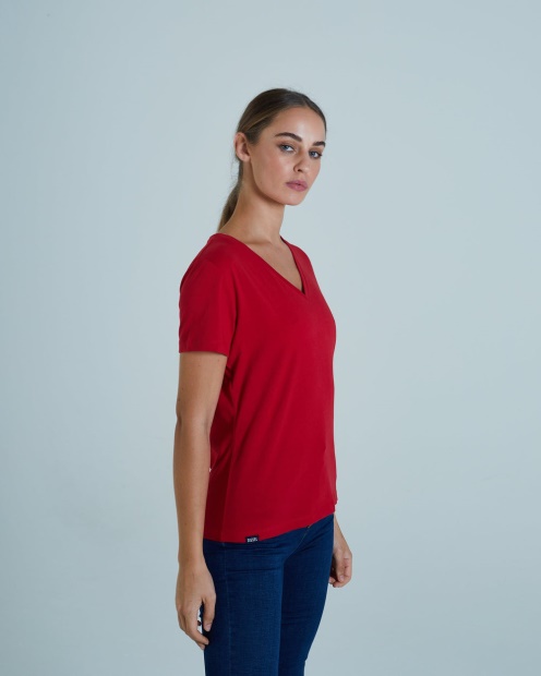 Diesel UK Ada Basic Tee Chilli Pepper Red