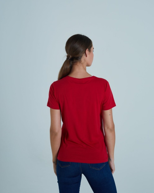 Diesel UK Ada Basic Tee Chilli Pepper Red