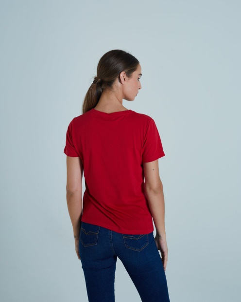 Diesel UK Ada Basic Tee Chilli Pepper Red