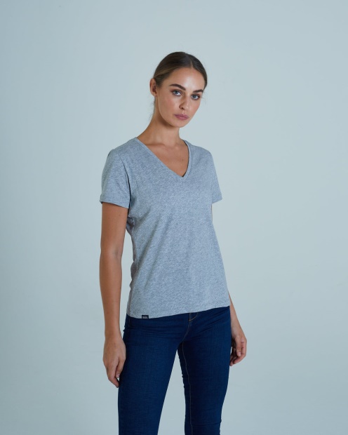 Ada Basic Tee Pebble Diesel UK Light Grey