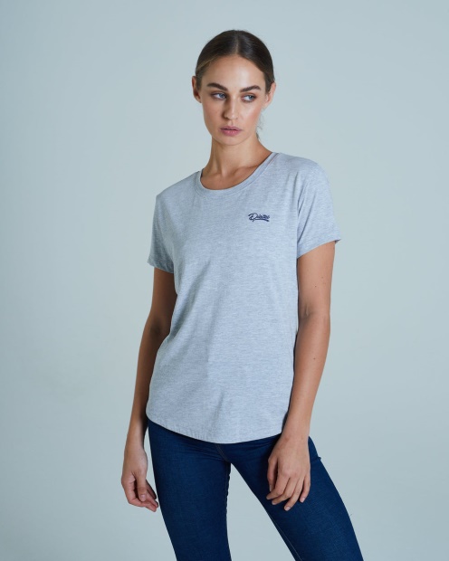 Cloda Basic Tee Pebble Diesel UK Light Grey