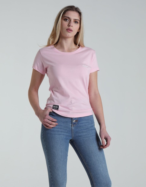 Diesel UK Cloda Tee Pink Nectar