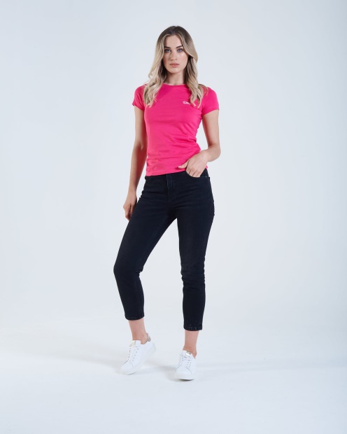 Cloda Basic T-Shirt Pink Glo Diesel UK