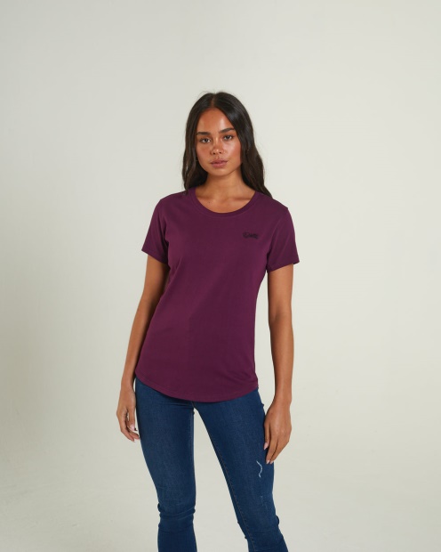 Diesel UK Cloda Basic T-Shirt Grape Purple
