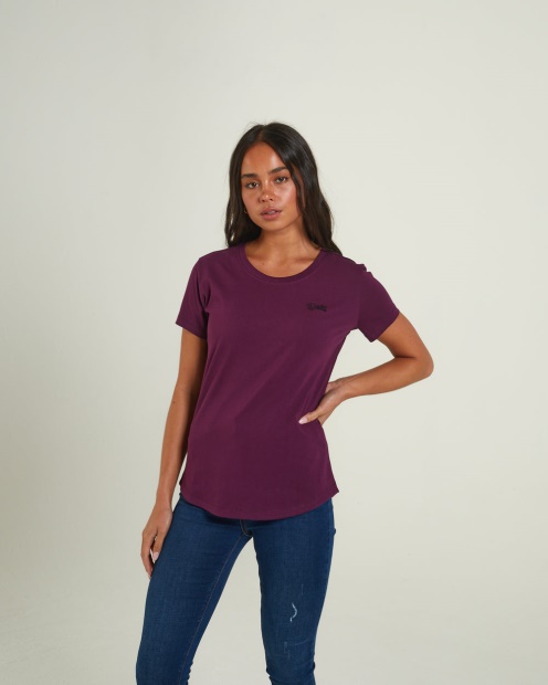 Diesel UK Cloda Basic T-Shirt Grape Purple
