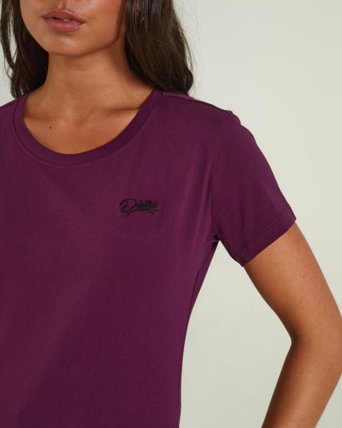 Diesel UK Cloda Basic T-Shirt Grape Purple