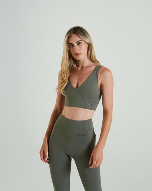 Restday Bra Olive Green Diesel UK Green