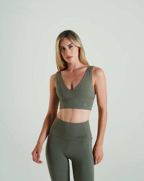 Restday Bra Olive Green Diesel UK Green