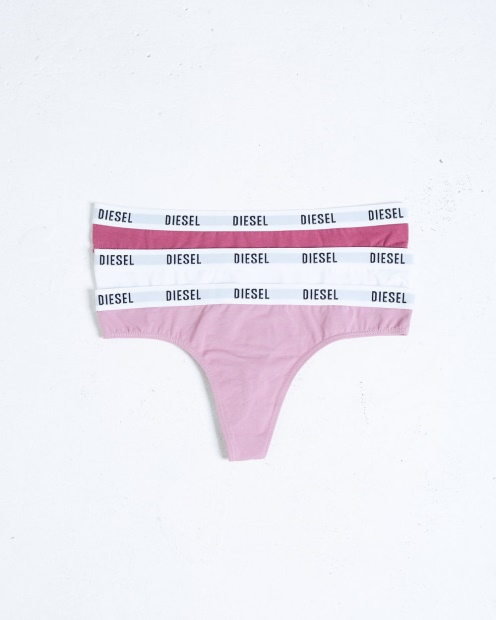 Aubrey 3 Pack Thong Diesel UK Pink