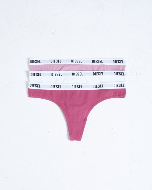 Aubrey 3 Pack Thong Diesel UK Pink