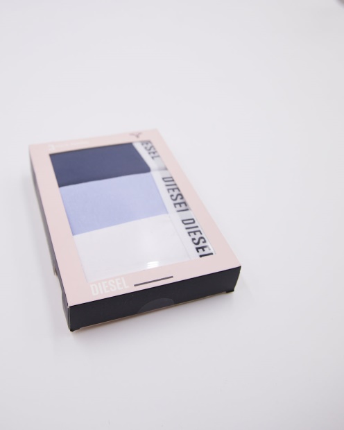 Diesel UK Aubrey 3 Pack Thong Navy