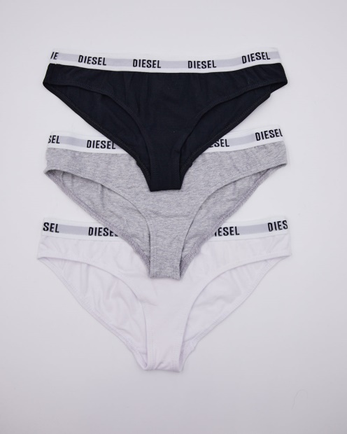 Diesel UK Savannah 3 Pack Briefs White/Pebble/Black