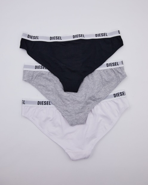 Diesel UK Savannah 3 Pack Briefs White/Pebble/Black