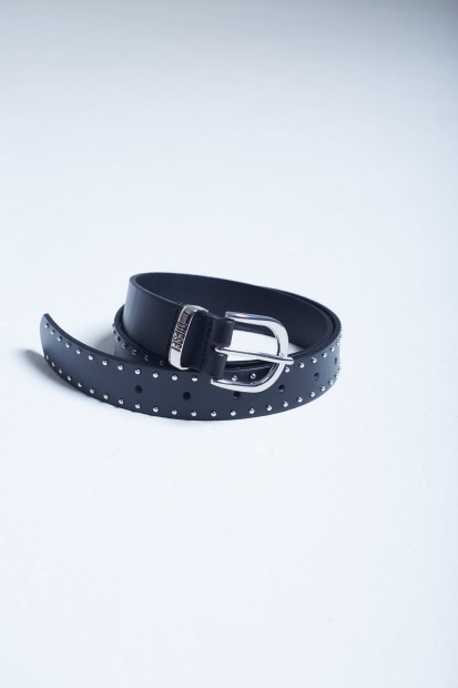 Diesel UK Wendy Stud Belt Black