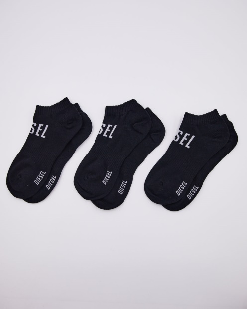 Libby 3 Pack Active Socks Black Diesel UK