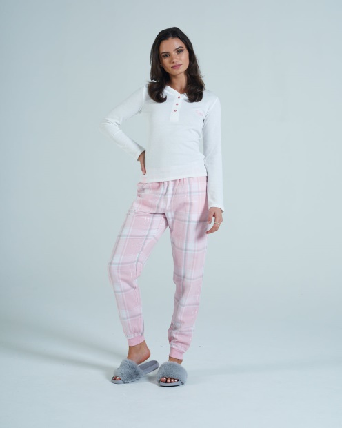 Maria Loungeset Pink Tartan Diesel UK
