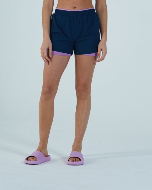 Sidney Active Short Peacock Navy Diesel UK